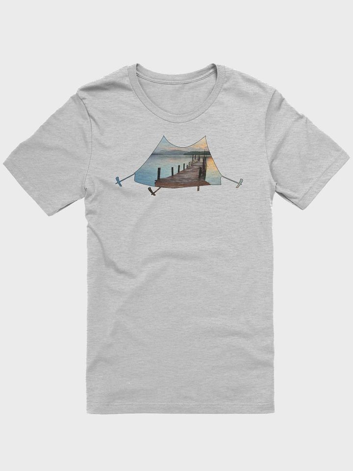 Camp, Relax, Reflect Hiking, tent, outdoors, camping, relaxing, bridge, adventure, away from home, nature, travel, mountain, forest, wild, trees, sunset, retro, souvenir, distressed. product image (3)