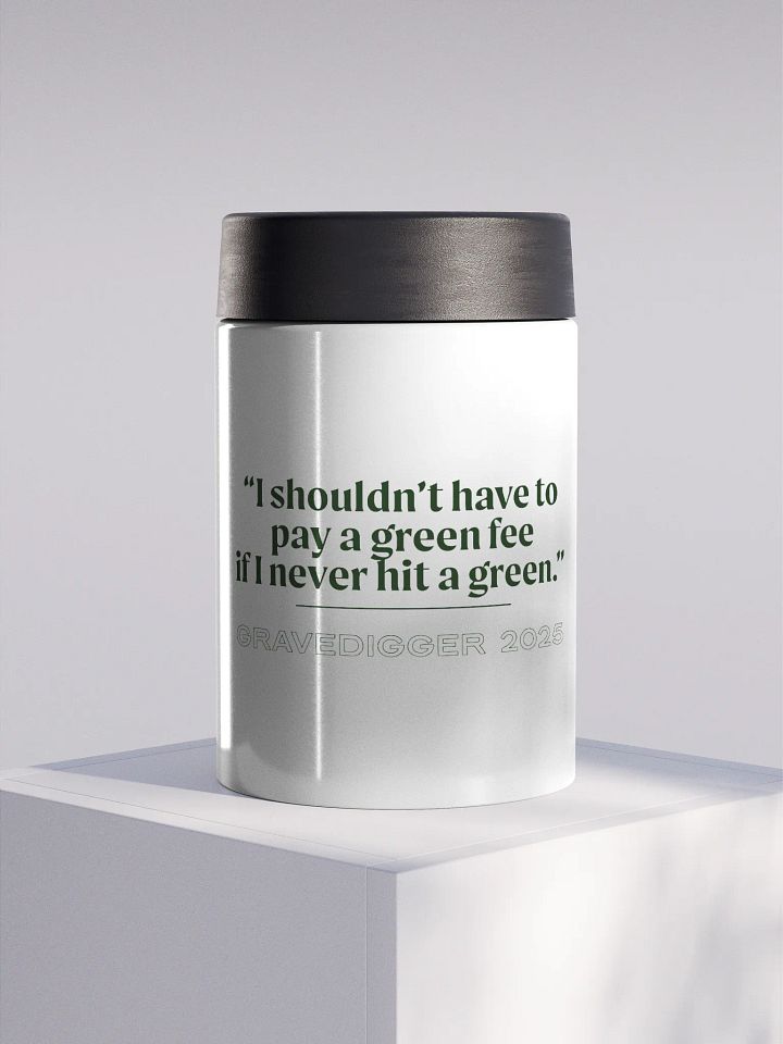 Gravedigger '25 Stainless Steel Koozie product image (1)