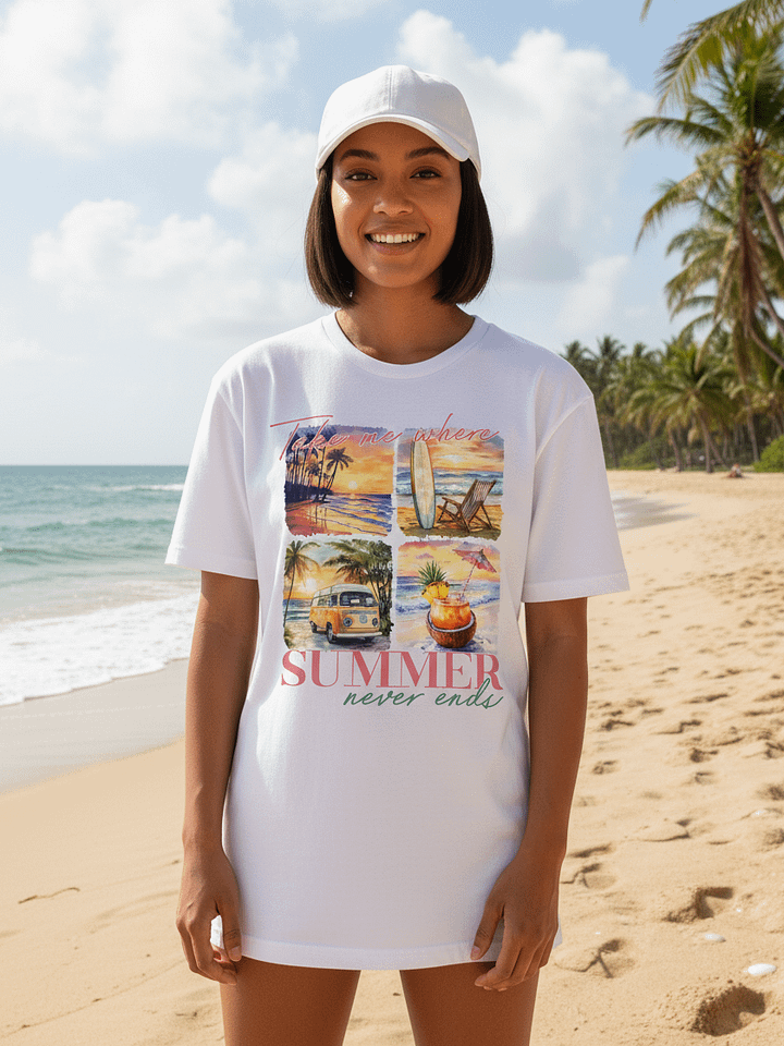 Women's Supersoft Relaxed-fit T-Shirt Summer Graphic product image (1)