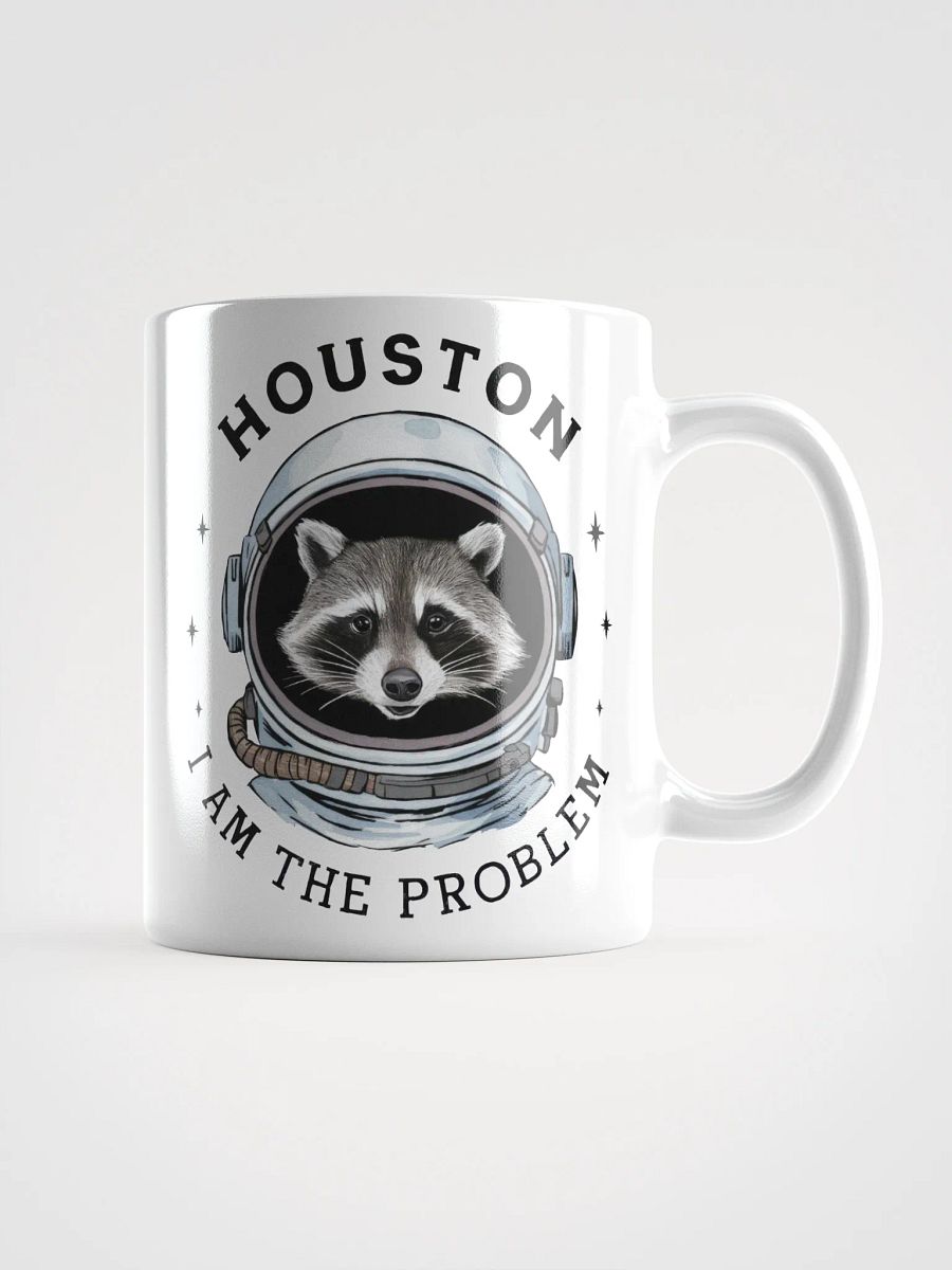 Astro Raccoon I Am the Problem Mug product image (3)