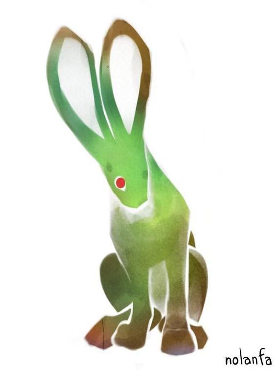 Hares (individual): Postcard Prints product image (5)