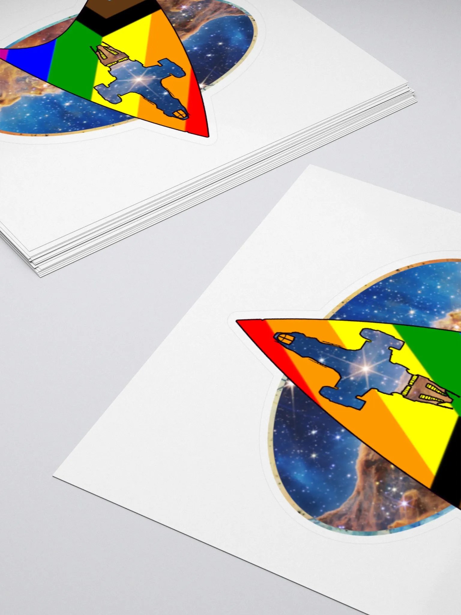 Cosmic Insignia Kiss Cut Stickers product image (4)