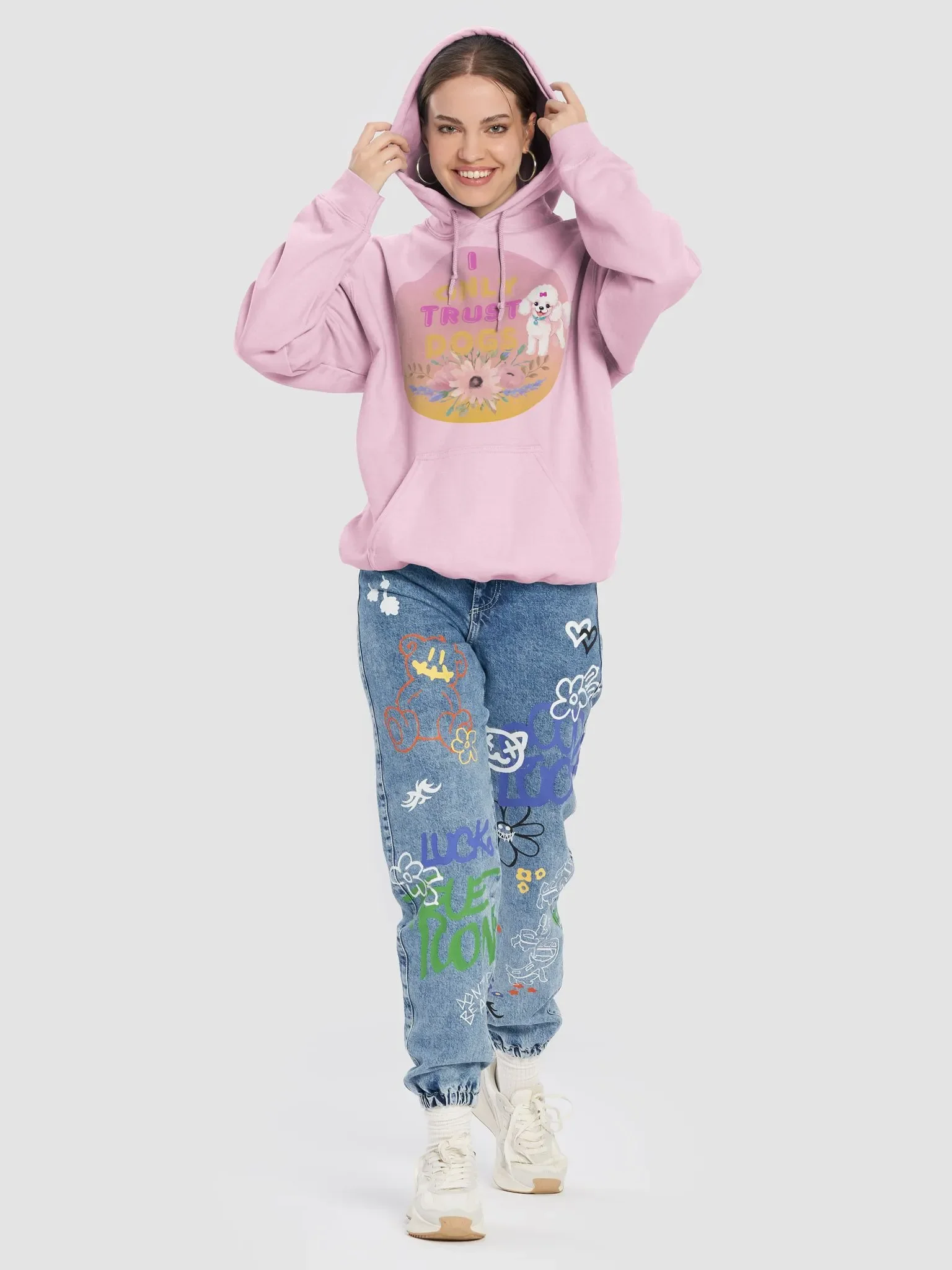 Trusty Pup Gradient Hoodie product image (43)