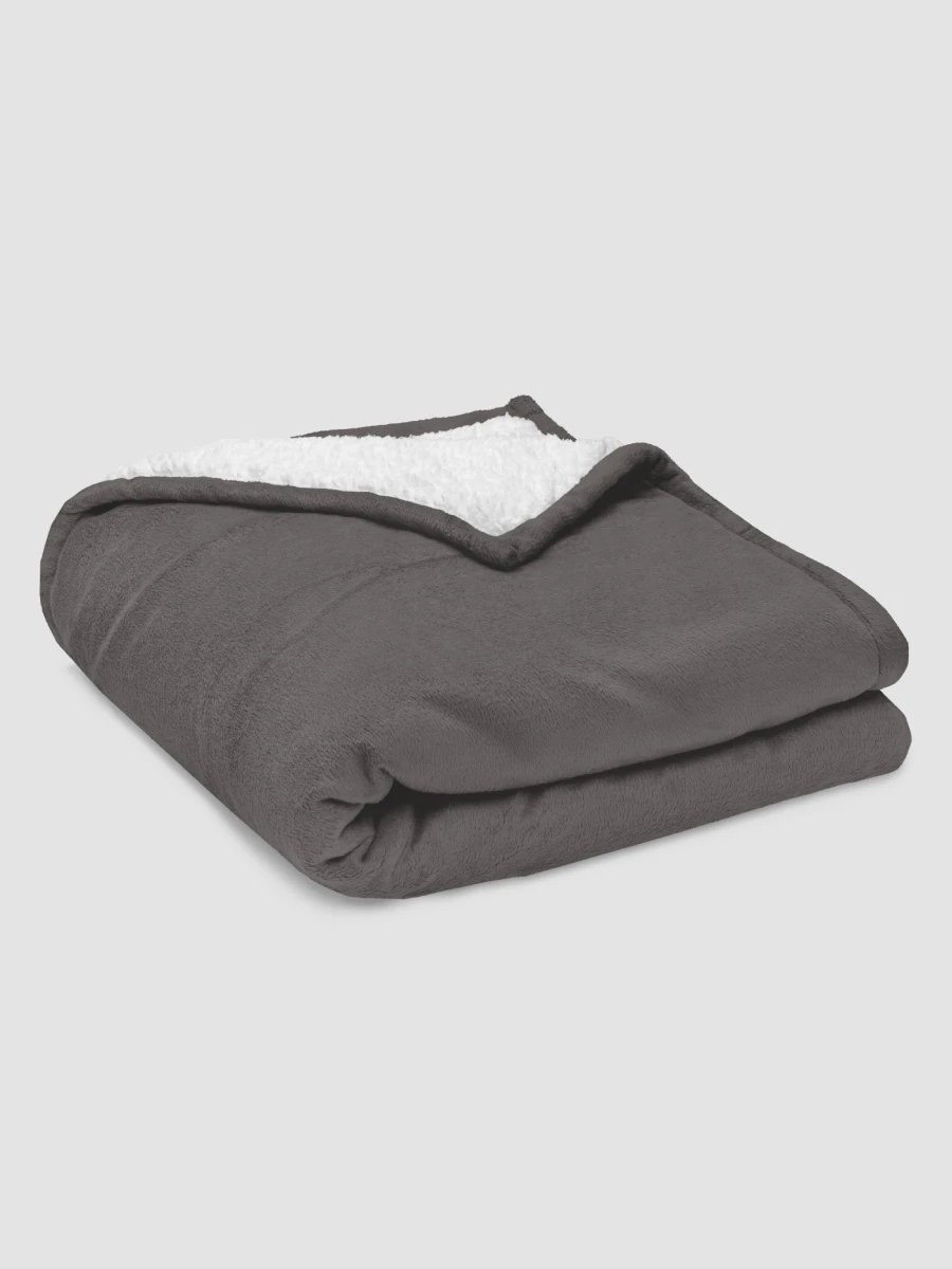 [The Kandi Shop] Embroidered Blanket Grey product image (5)