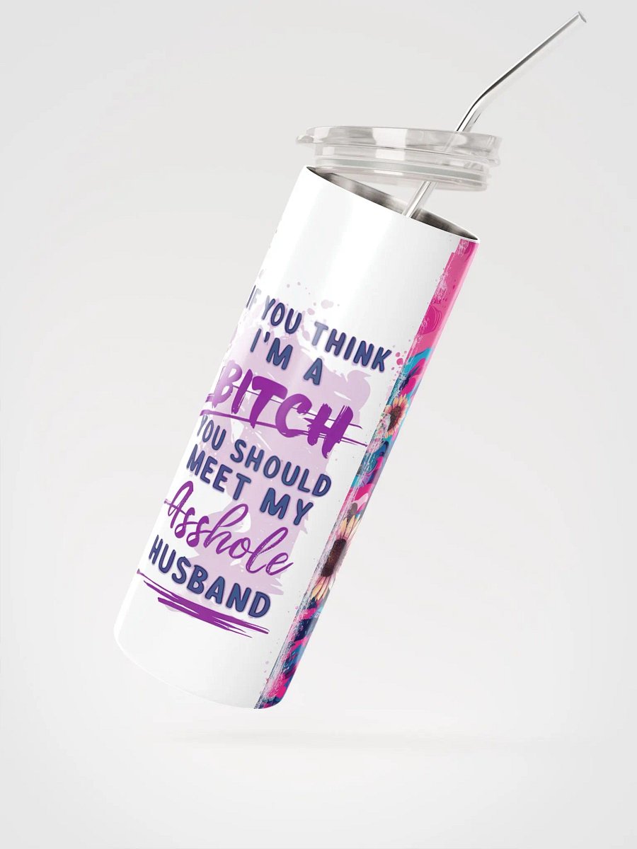 Playful Sunflower Stainless Steel Tumbler product image (4)