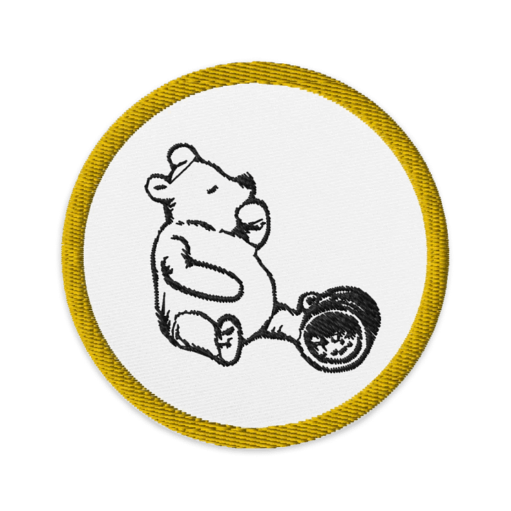 Embroidered Pooh Bear Patch product image (1)