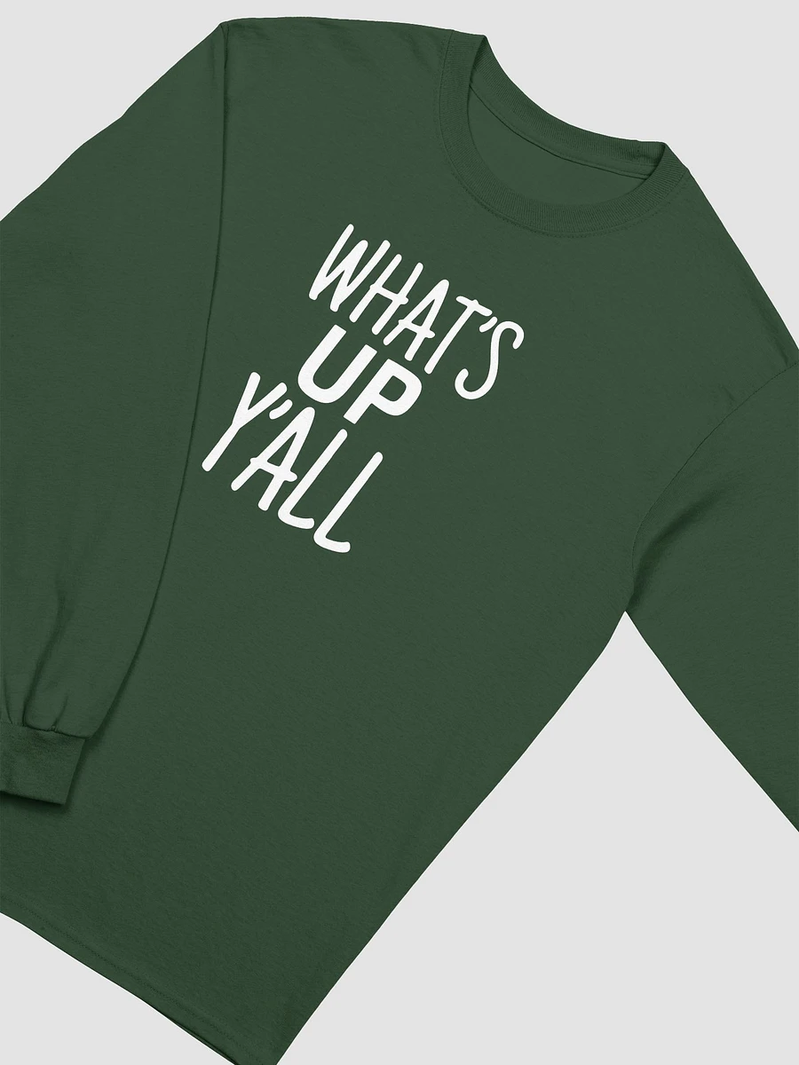 What's up y'all Cotton Long Sleeve Shirt product image (15)