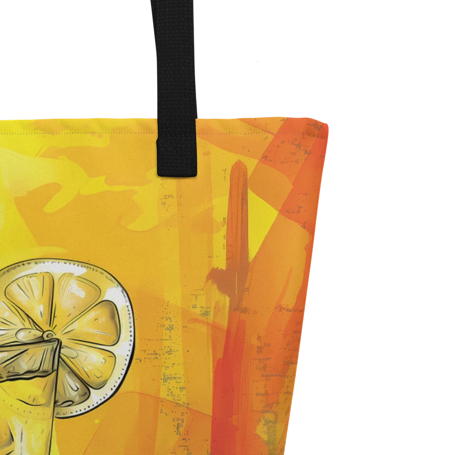 Tote Bag: Refreshing Lemonade Vibrant Summer Bold Graphic Colors Art Style Design product image (5)