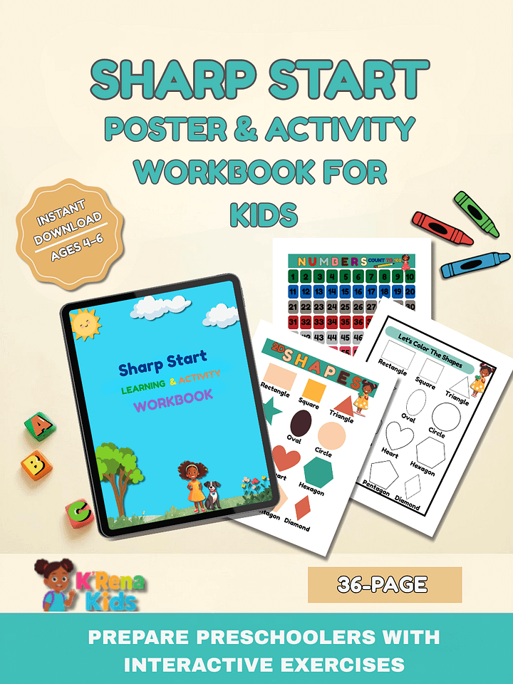 Sharp Start Learning & Activity Workbook product image (1)