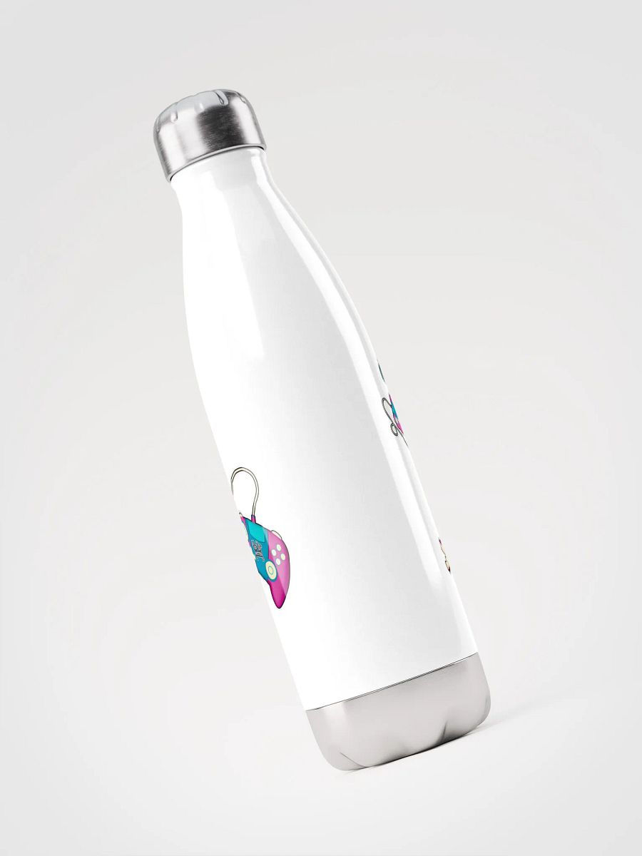 CTRL ALT Donate 2025 - Metal Water Bottle (Sepia/Magenta Logo) product image (4)