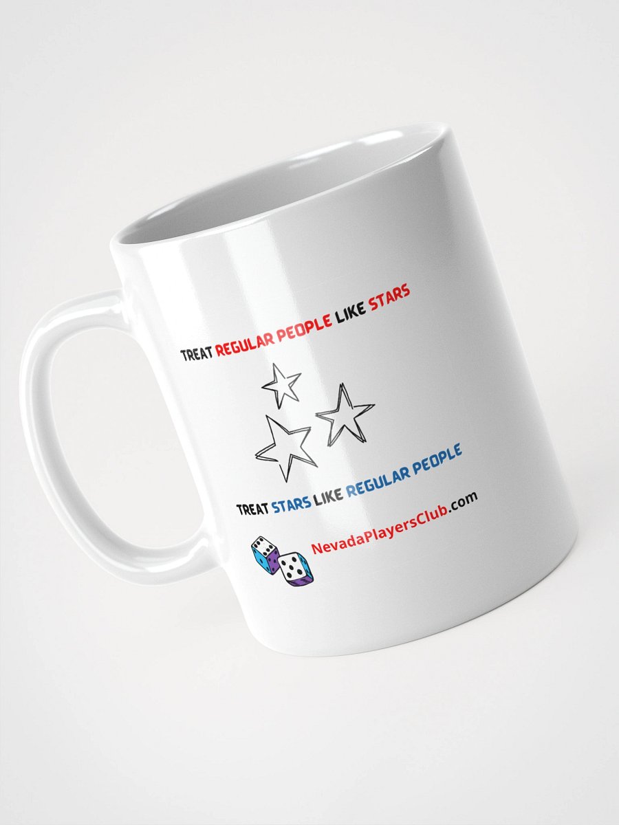 White NVPC Stars Mug - Dice Edition product image (4)