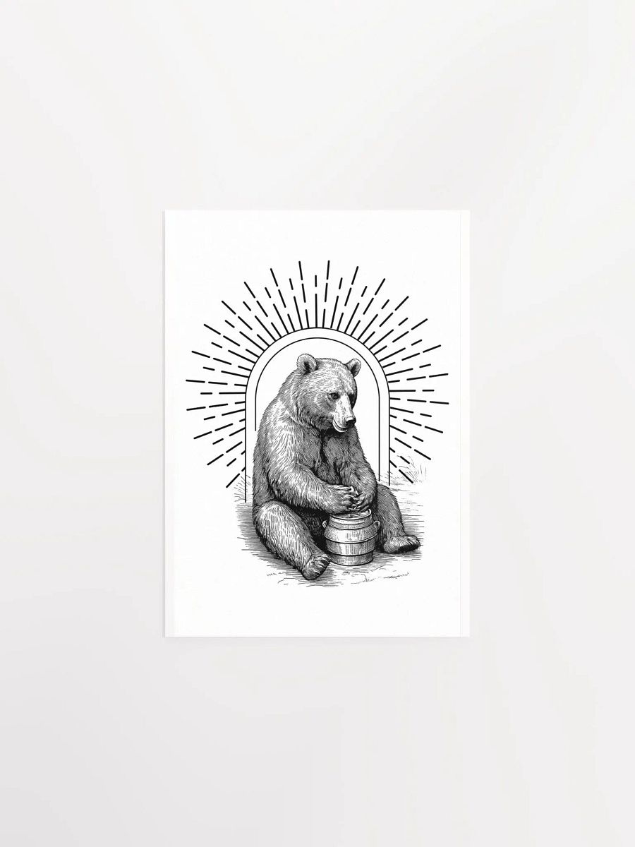 Honey Bear Art Print product image (1)