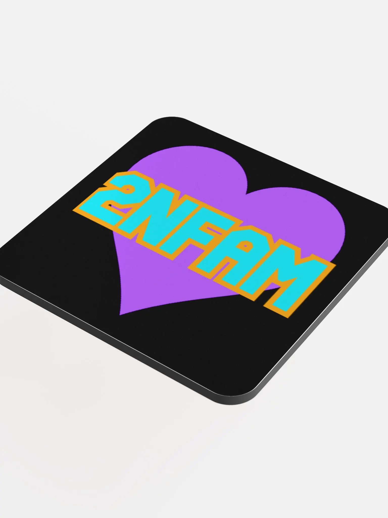 2NFAM Heart Coaster (Black) product image (4)