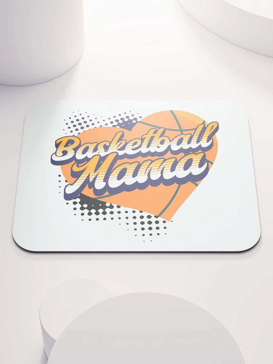 Mama Heart Basketball Classic Mouse Pad product image (1)