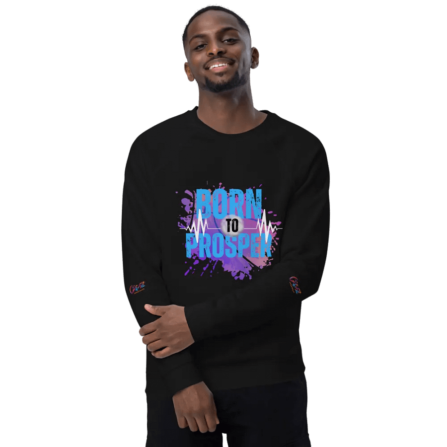 Born to Prosper Organic Sweatshirt product image (6)