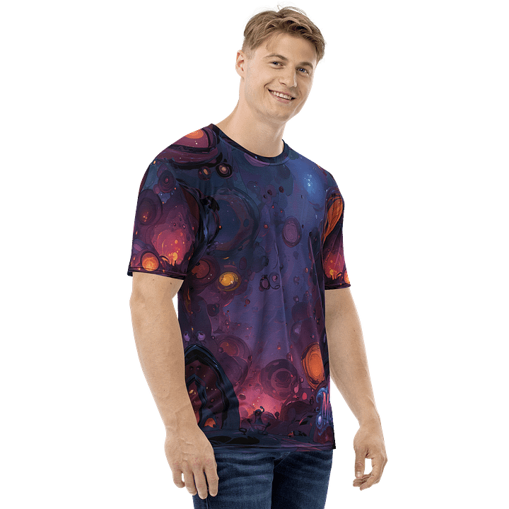 Cosmic Nebula Graphic Tee by Muzuk product image (1)