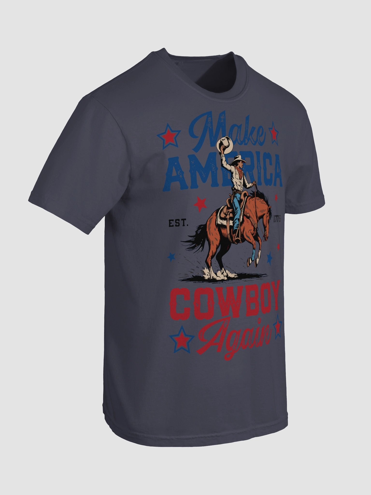 Ride Wild: Cowboy-Inspired T-Shirt product image (67)