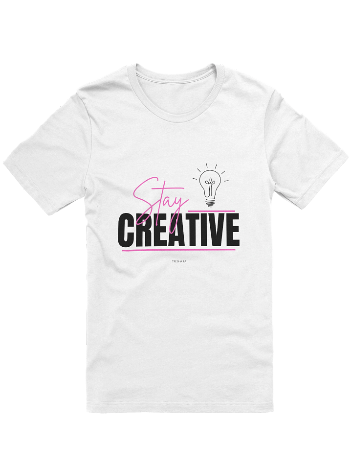 Stay Creative White Tee product image (1)