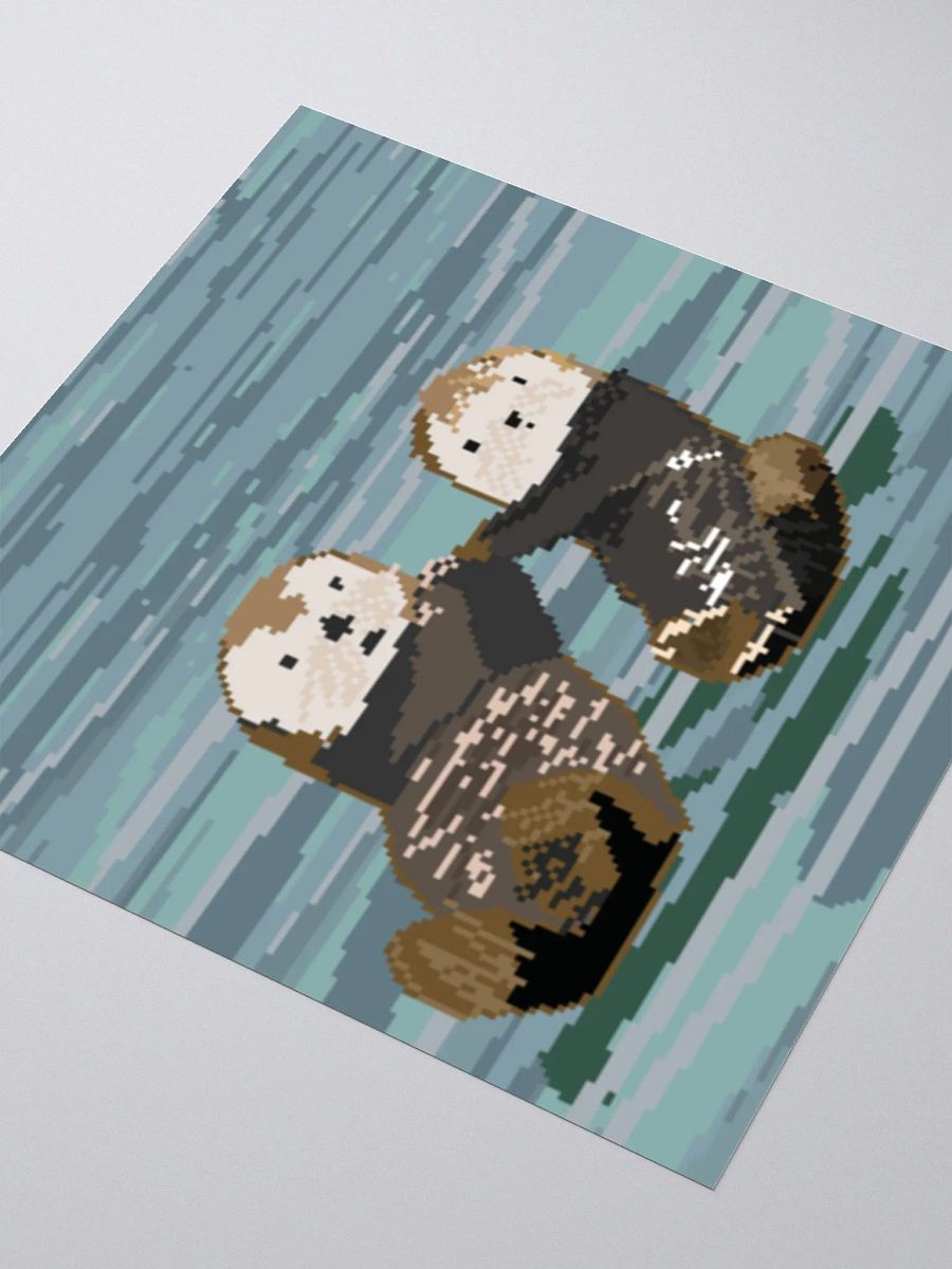 Otters holding hands sticker <3 product image (3)
