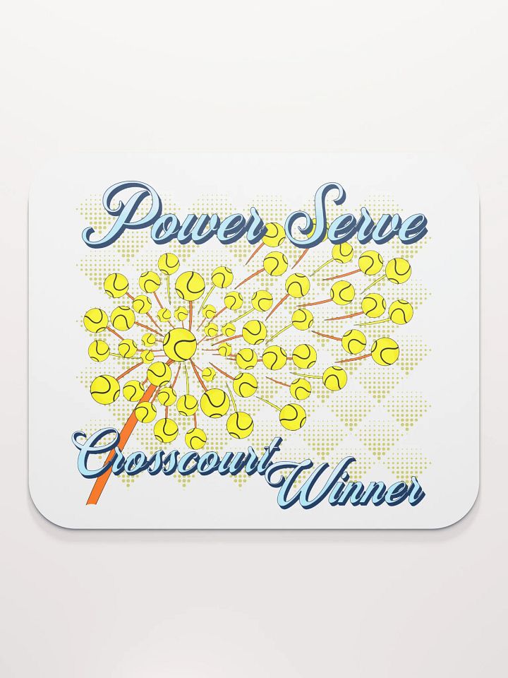 Dandelion Tennis Power Server Crosscourt Winner Mouse Pad product image (2)