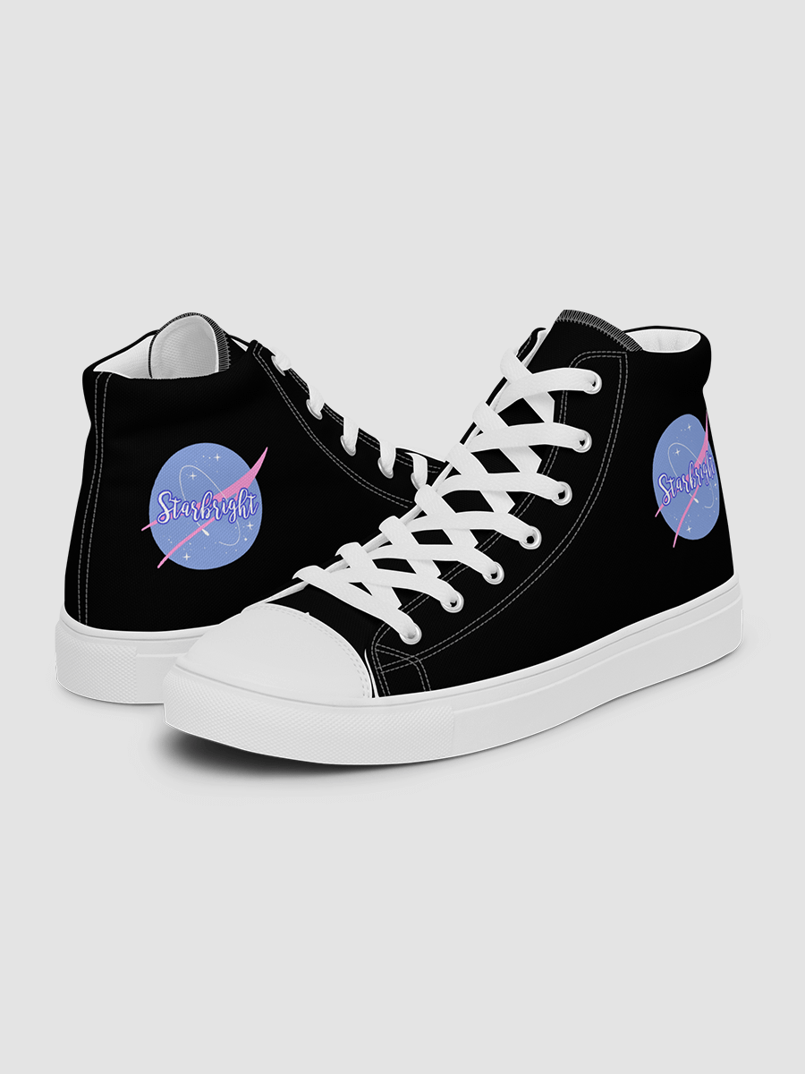 Black Starbright The Band Women's High Top Canvas Shoes product image (12)