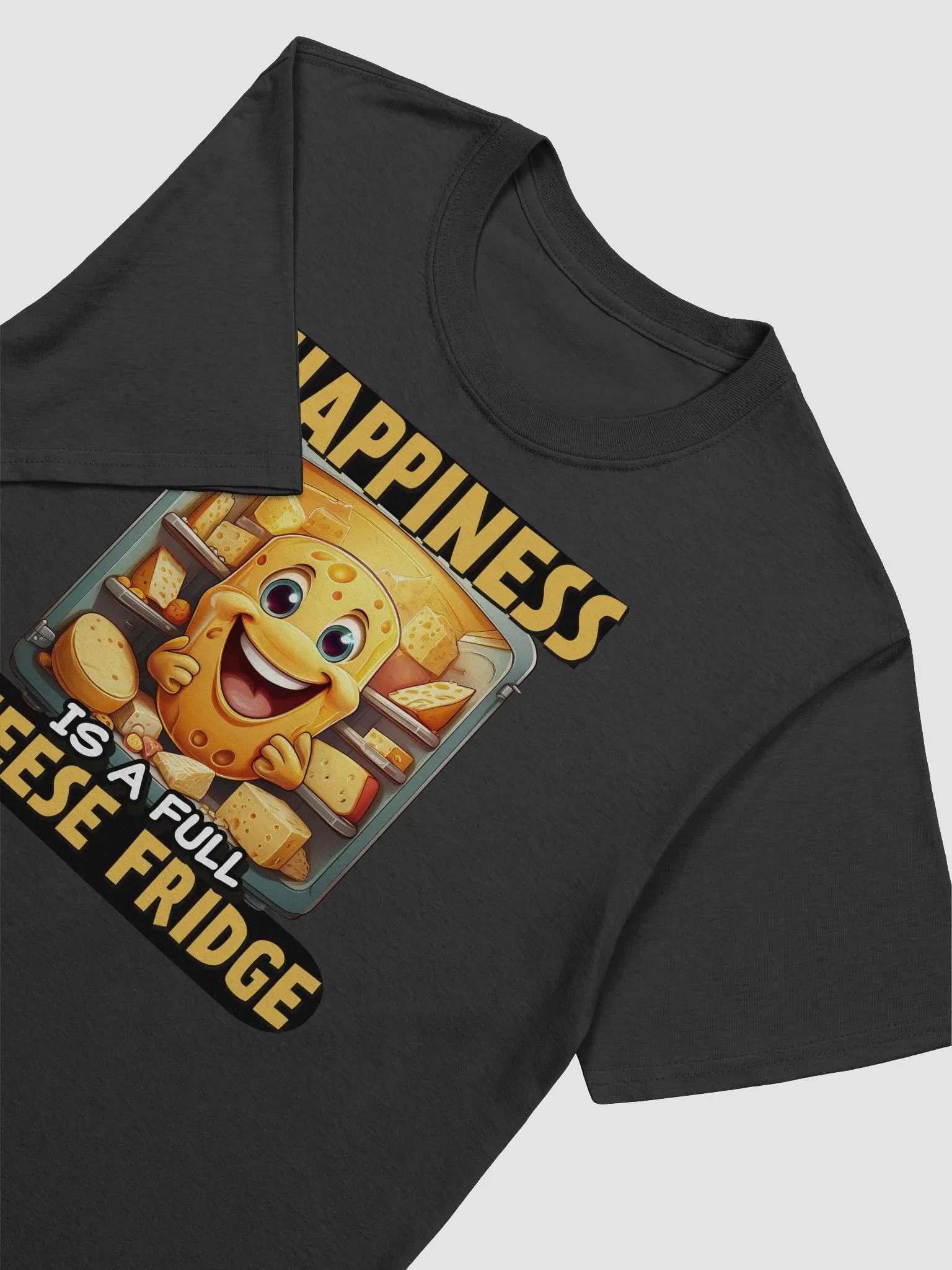 Happiness is a full Cheese Fridge T-Shirt product image (15)