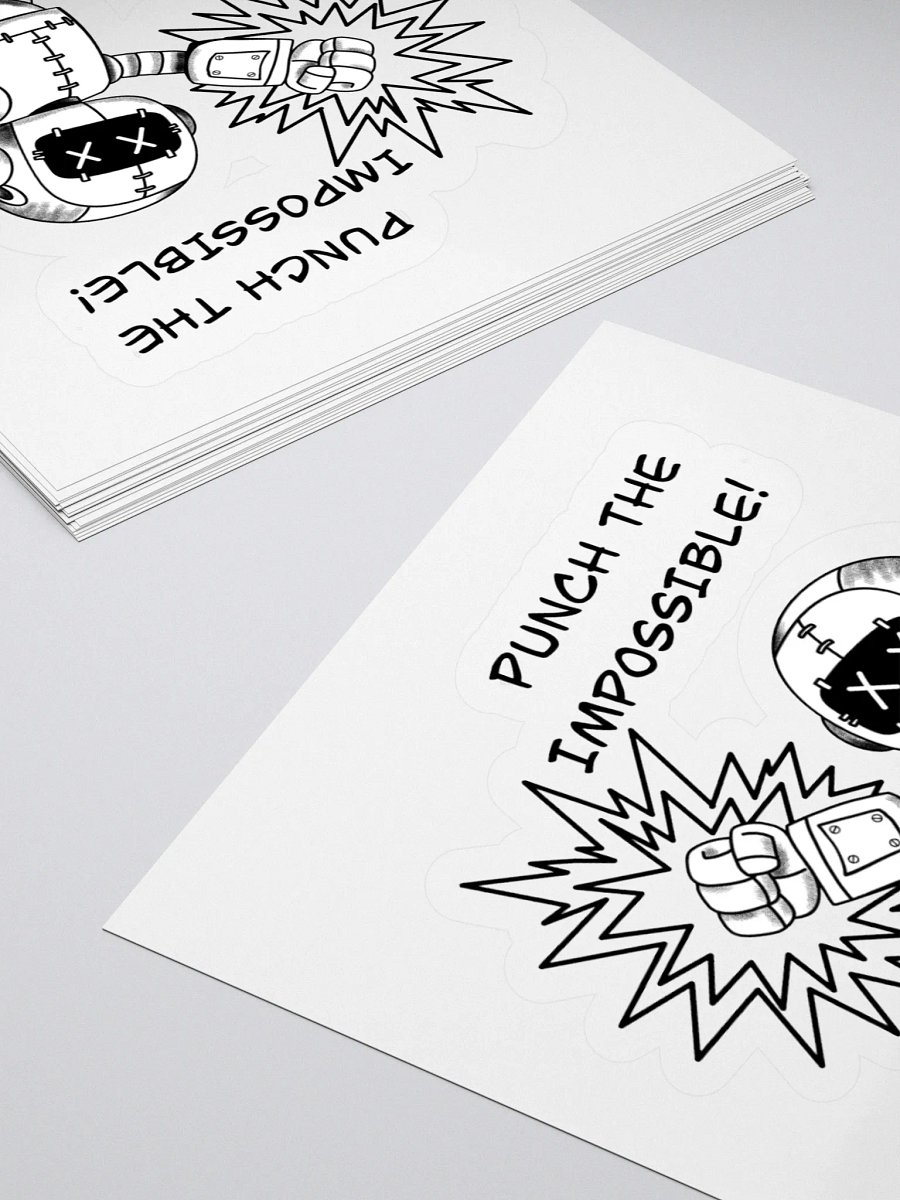 Punch the impossible Kiss Cut Stickers product image (11)