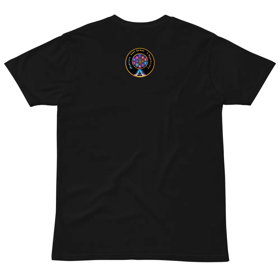 Meditate Feel Great & Appreciate T-Shirt - Vibrant Sacred Geometry Design product image (10)