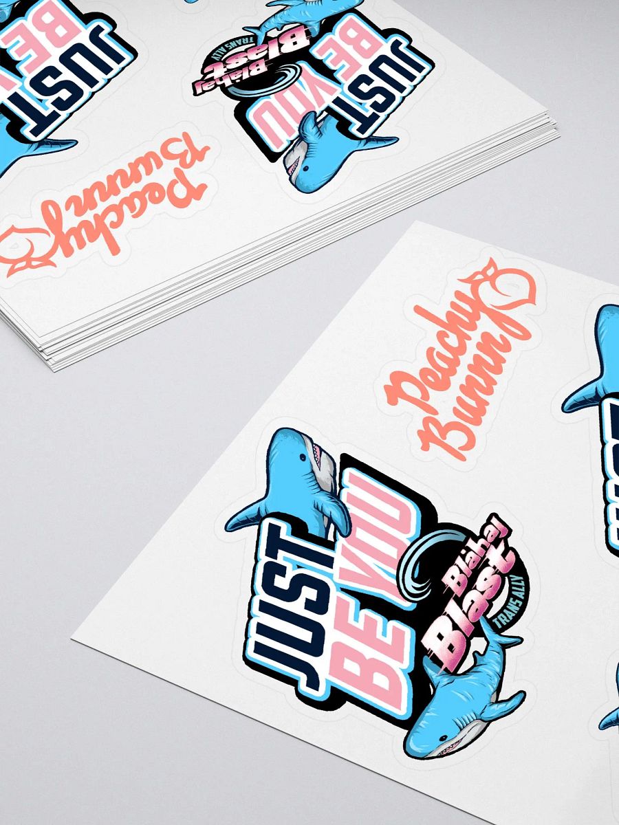 Blahaj Blast Sticker Sheet product image (4)