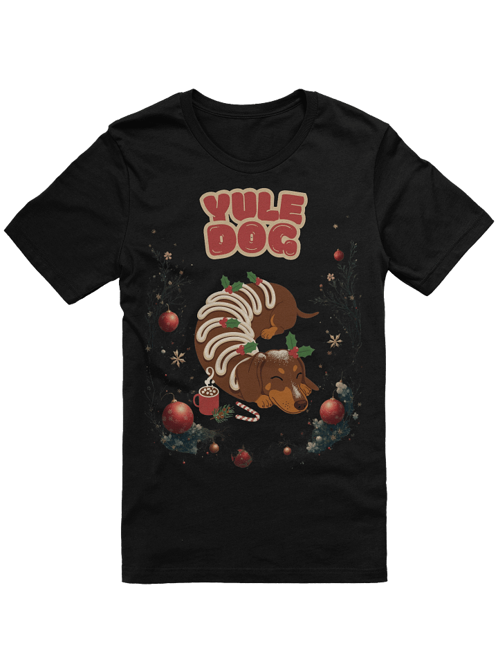 Yule Dog Dachshund Christmas T-Shirt product image (2)