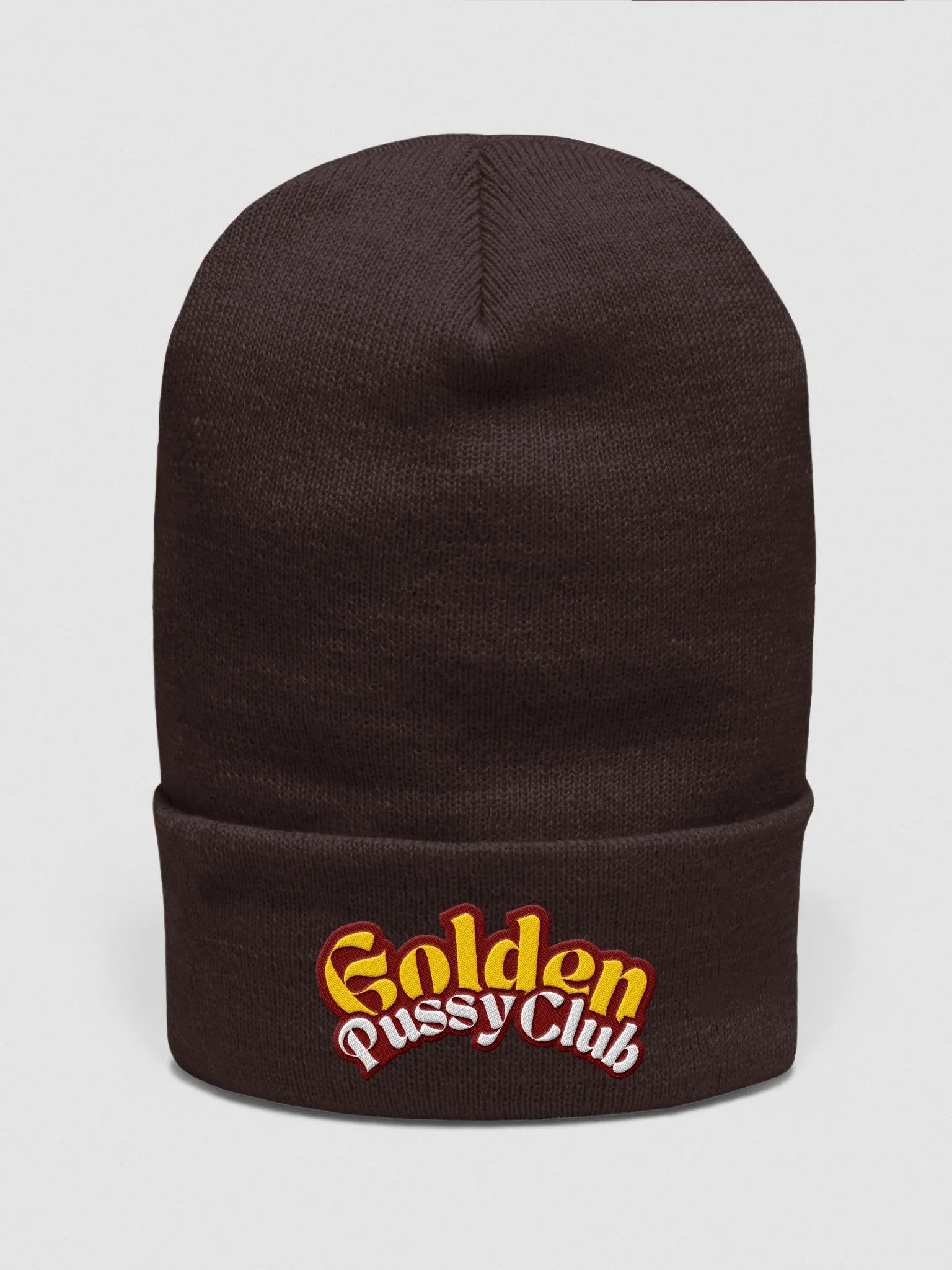 GOLDEN PUSSY CLUB cuffed beanie product image (1)