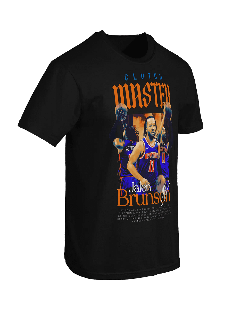 Jalen Brunson 2025 Clutch Player & All-NBA T-Shirt – Knicks Eastern Conference Finals Tee product image (4)