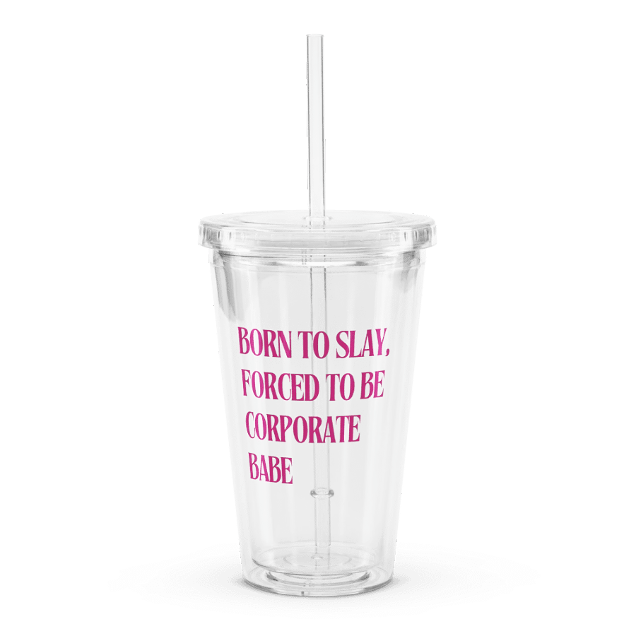Corporate Babe Clear Tumbler product image (1)
