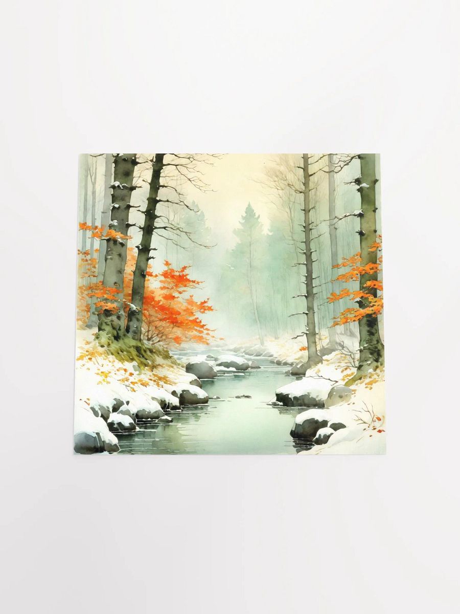 Autumn's Last Flame in Winter’s Embrace Poster product image (12)