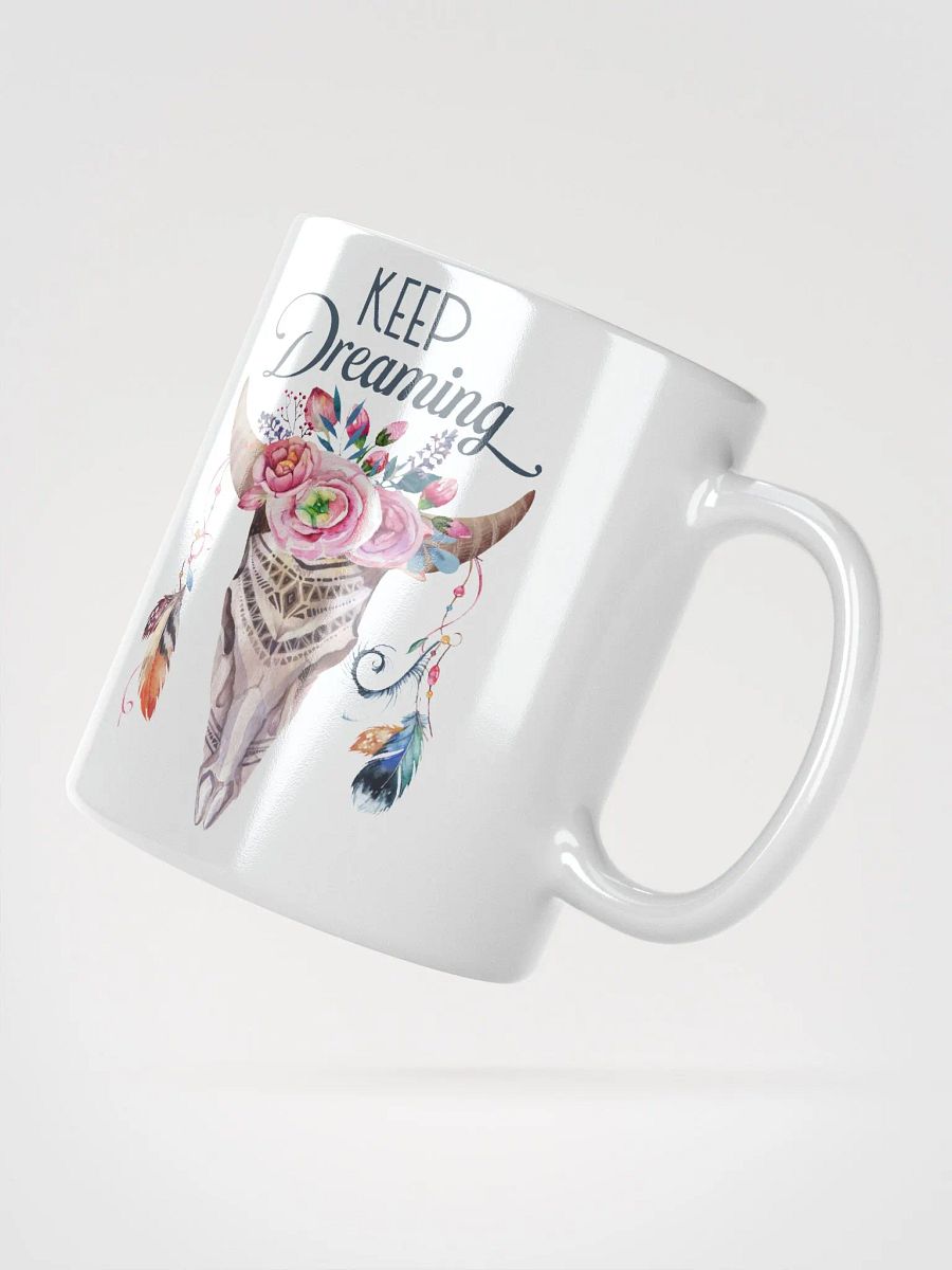 Floral Skull Keep Dreaming Mug product image (3)