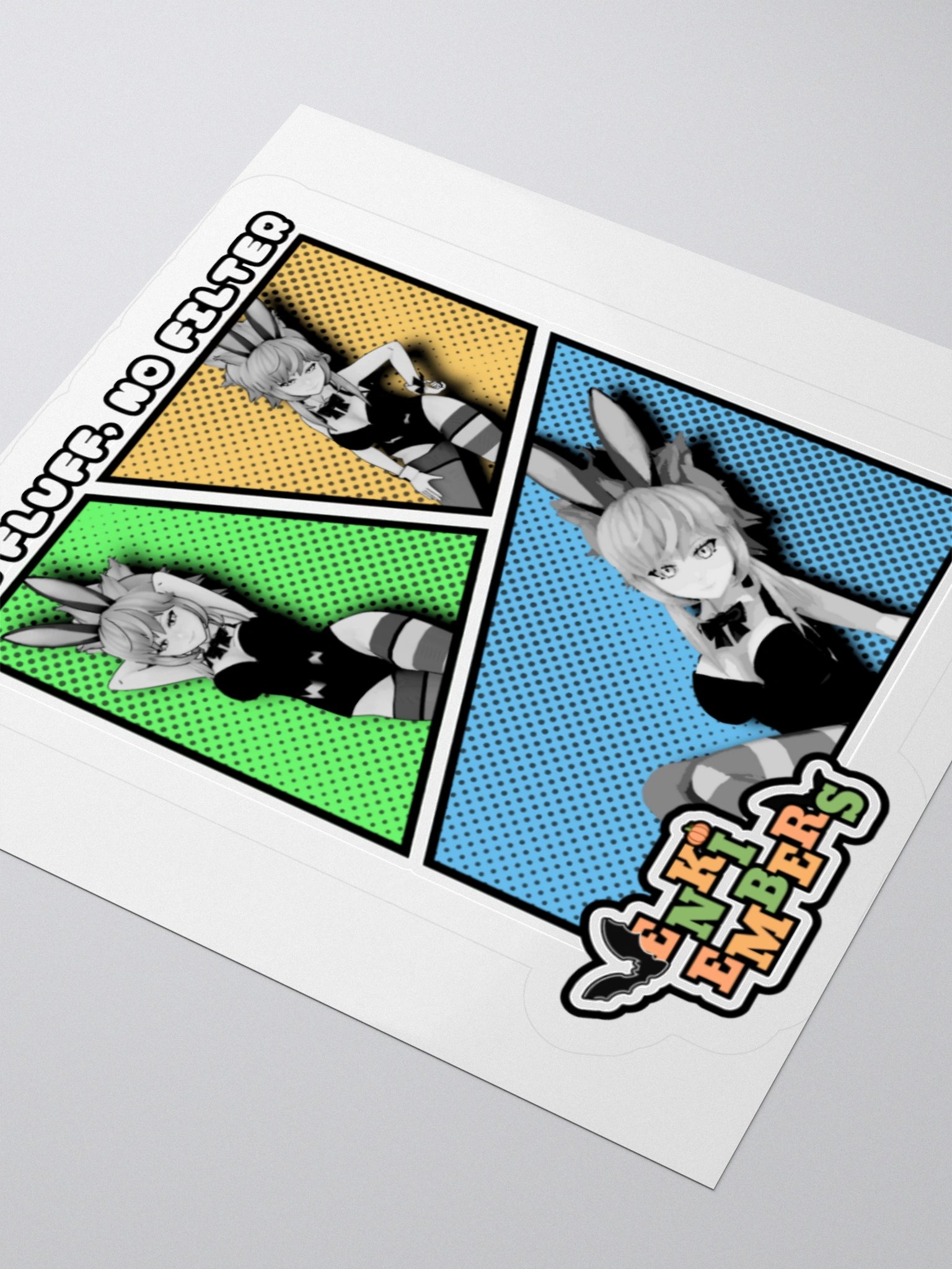 All Fluff No Filter Sticker product image (12)