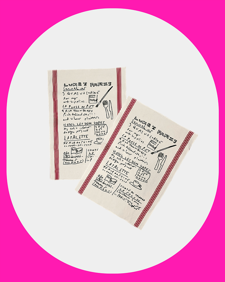 Le Salon Tea Towel product image (1)