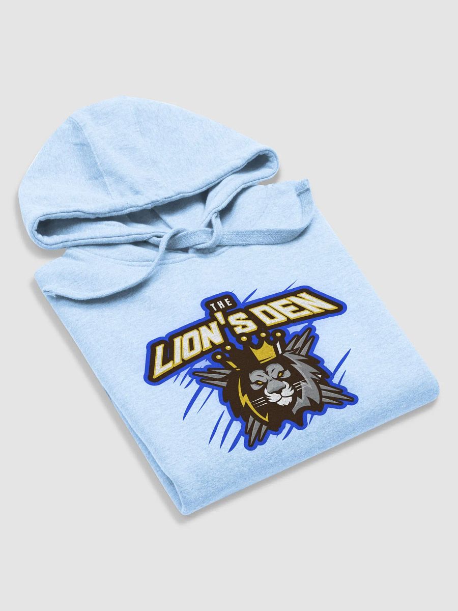 Premium Lion's Den Hoodie (Unisex) - SkyBlue/Rose/Grey/White product image (6)