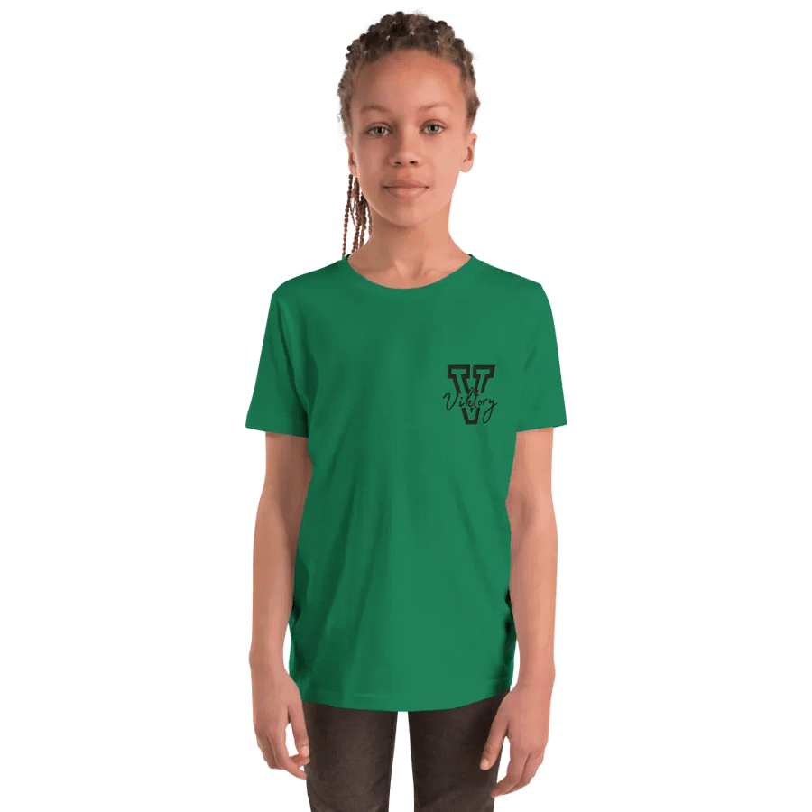 Kids Shirt Green (black logo) product image (6)