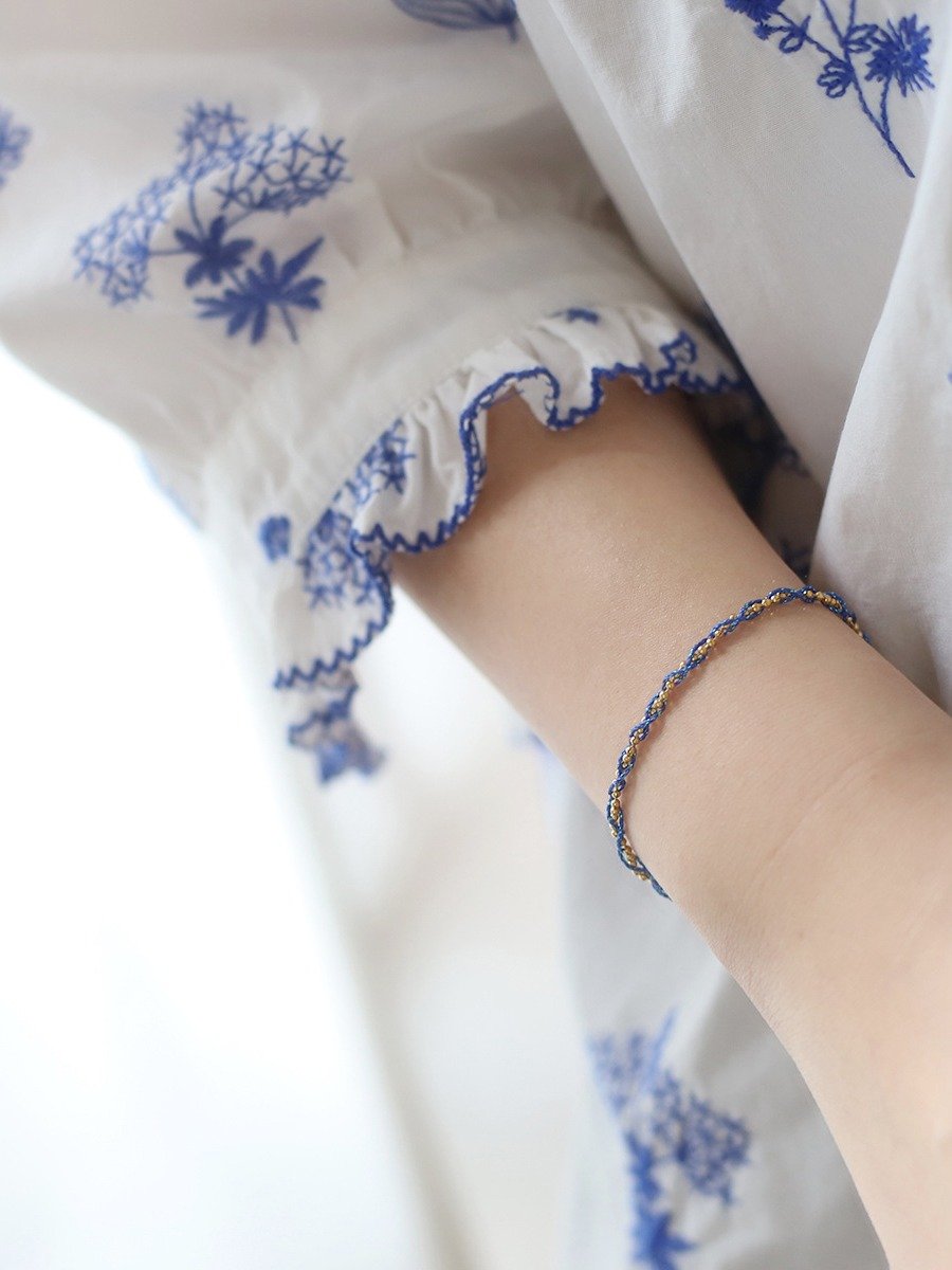 Colorful Rope and balls Bracelet | 18K Gold Plated product image (9)