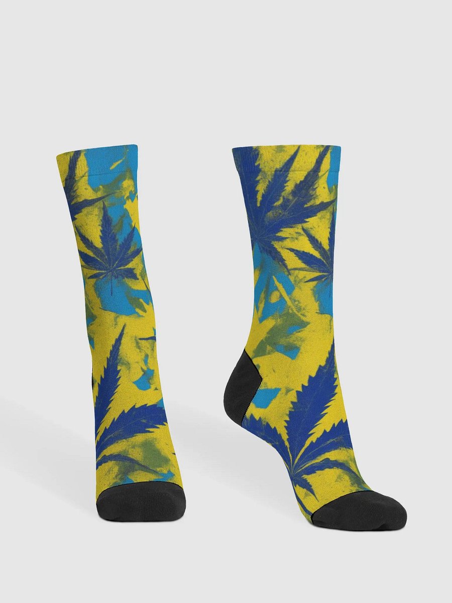 BLUE YELLOW LEAFS product image (1)