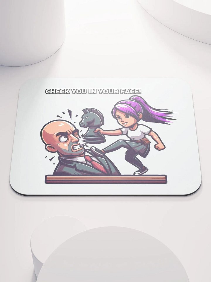 Check Your Face Mouse Pad! product image (1)