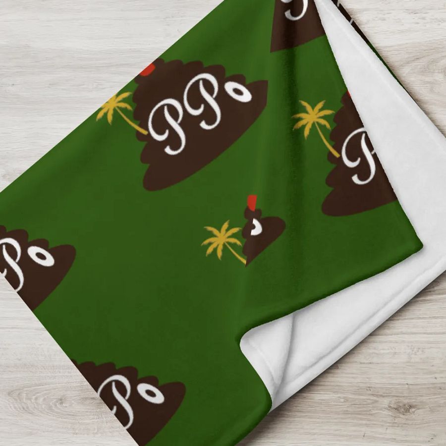 Poop Pees Classic Logo Blanket product image (5)