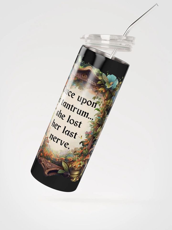 Funny Mom Tumbler – ‘Once Upon A Tantrum’ Insulated Cup for Busy Moms product image (2)