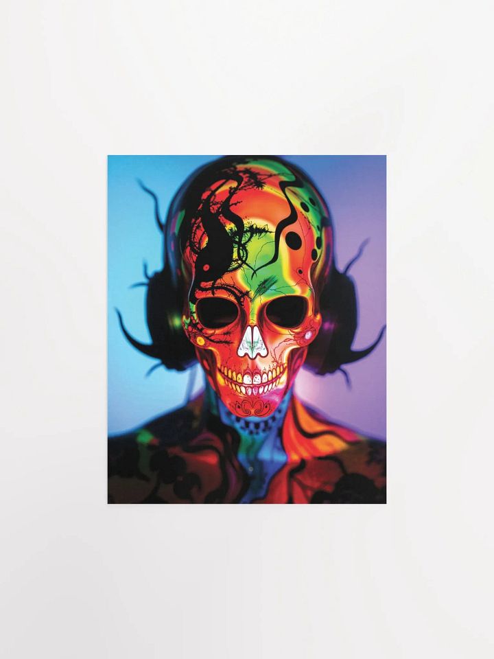 Neon Skull Poster product image (5)