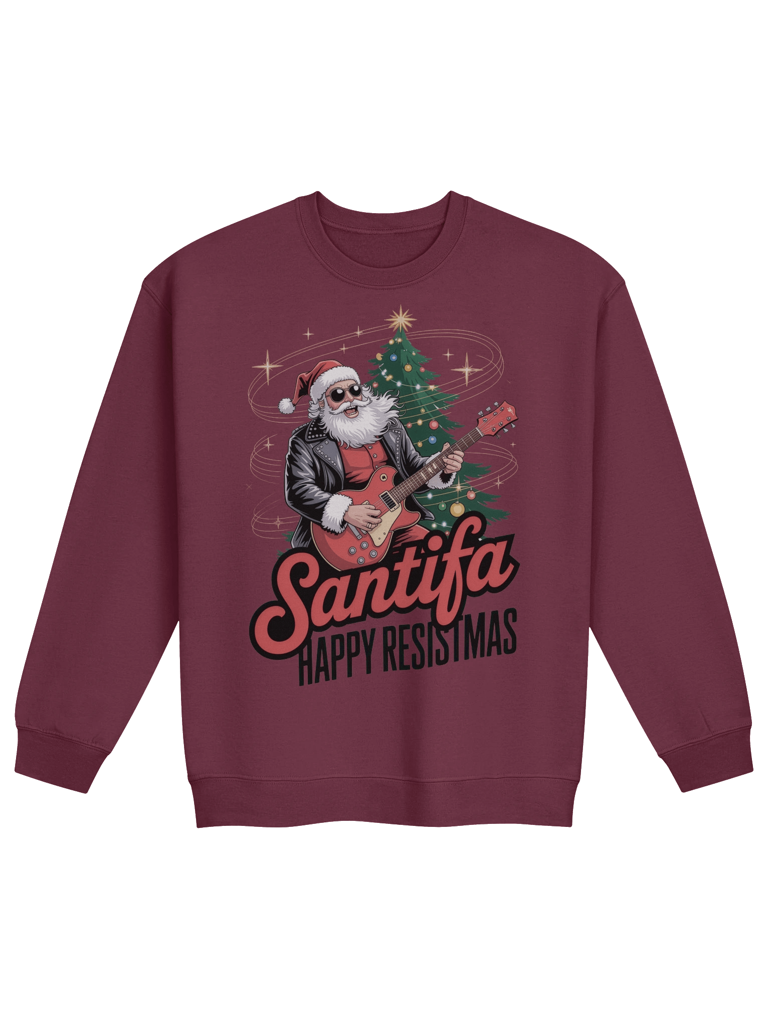 Santifa Rocker Happy Resistmas Sweatshirt product image (4)