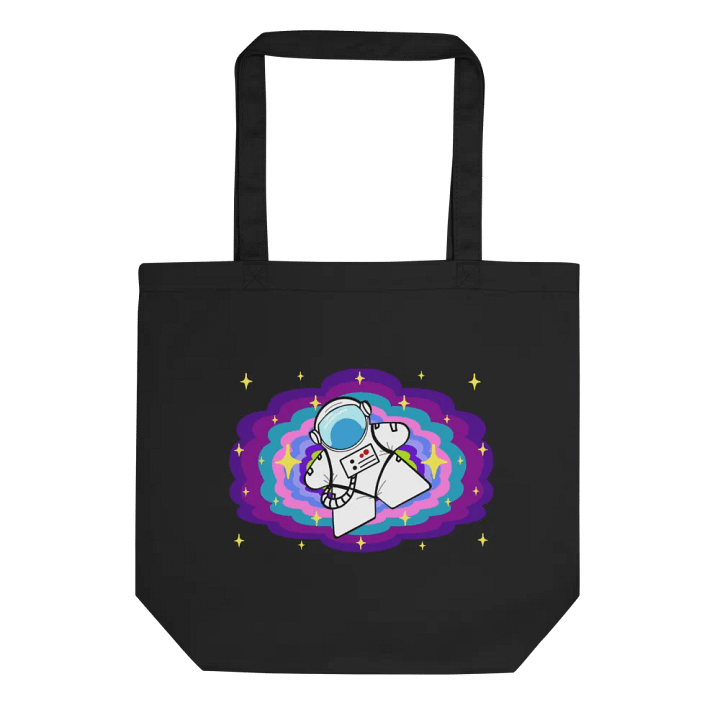 Meeple In Space Black Tote Bag product image (1)