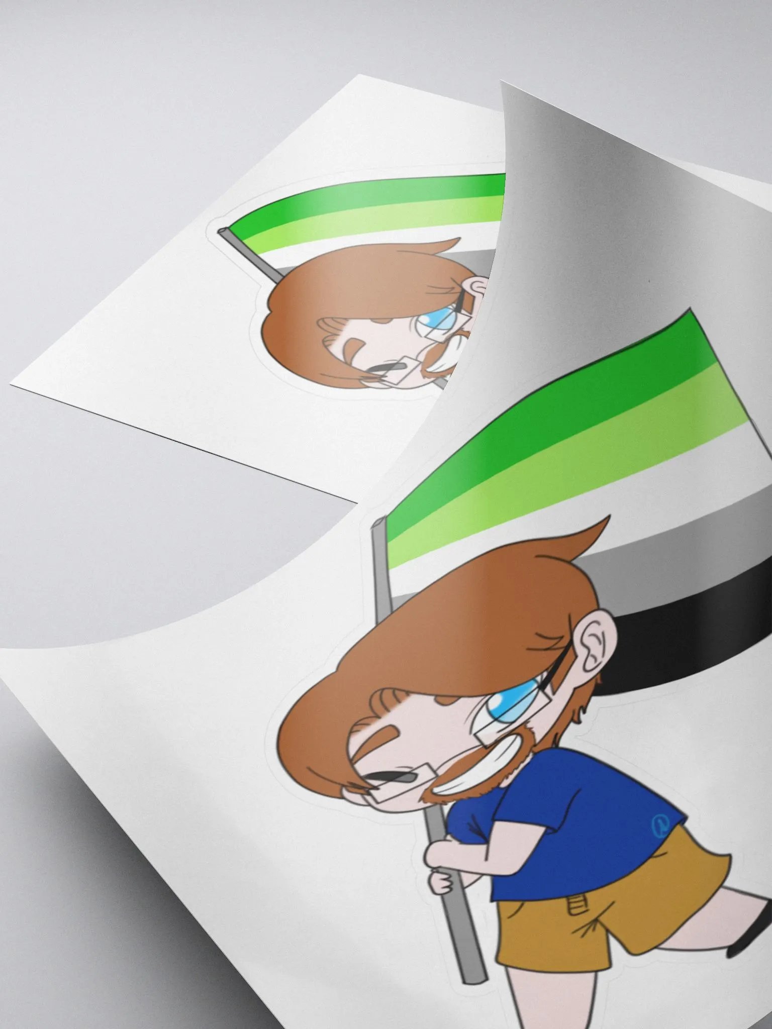 Shemp Aromantic Sticker! product image (4)