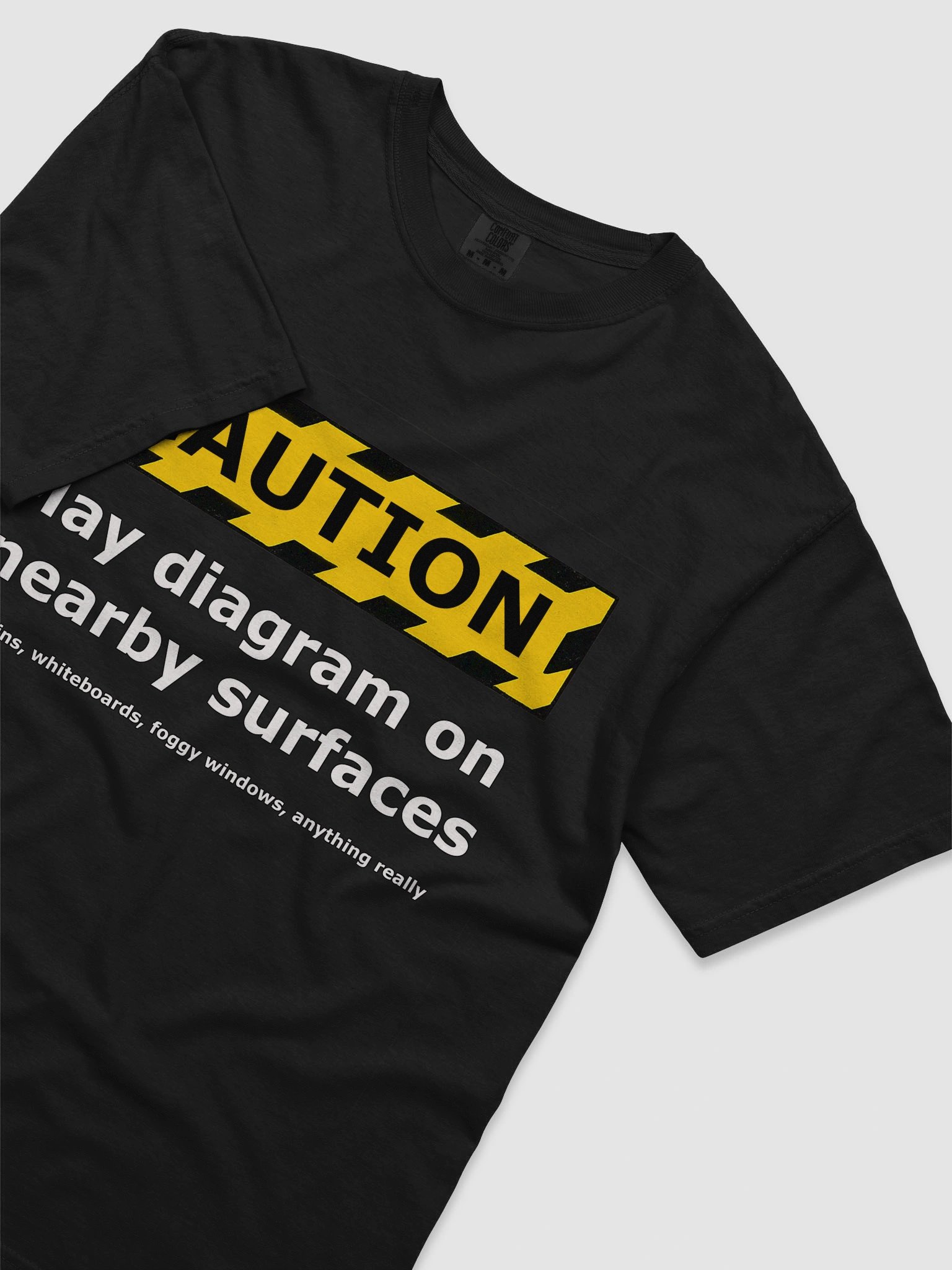 Diagram Caution – Sketch-at-Any-Moment Tee product image (17)