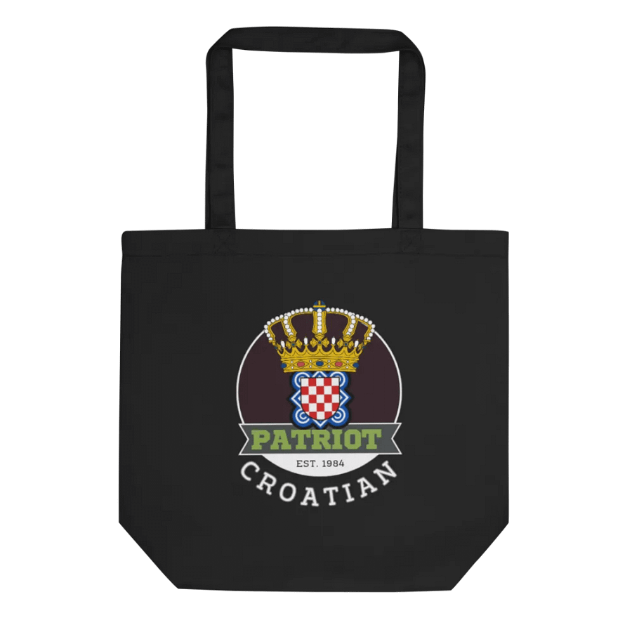 Croatian Patriot Eco Tote Bag product image (3)